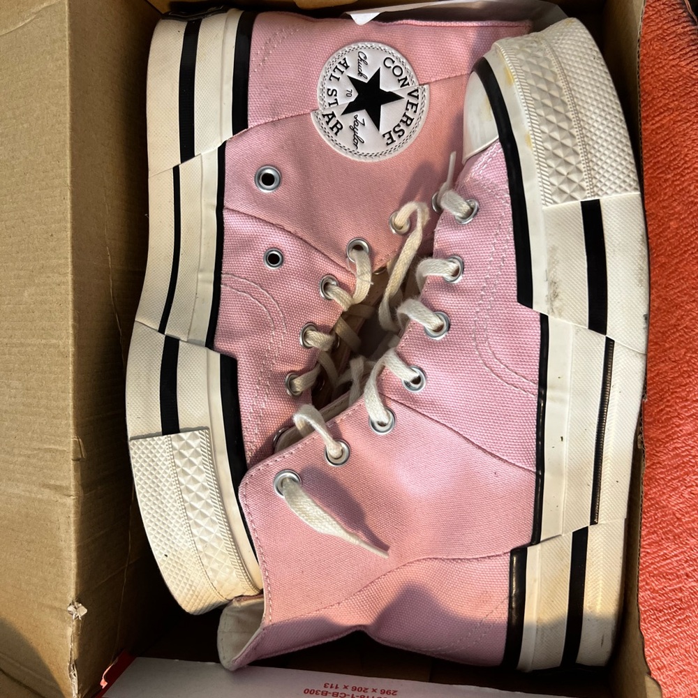 Pink Platform Converse - Picture 2 of 3